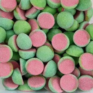 Vidal Import Swedish Sour Fizzy Watermelon Bomb Gummy 2.2lb Bulk